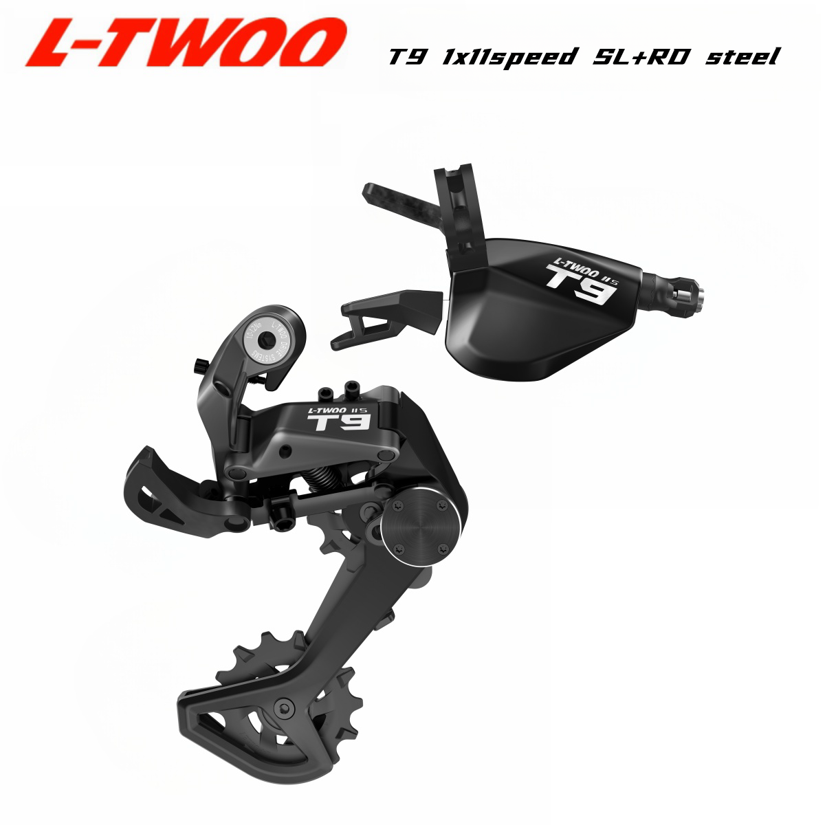 LTWOO T2/T3/T5/T7/T9/TX Liberación bidireccional + Desviador trasero de amortiguación estabiliza: Morado