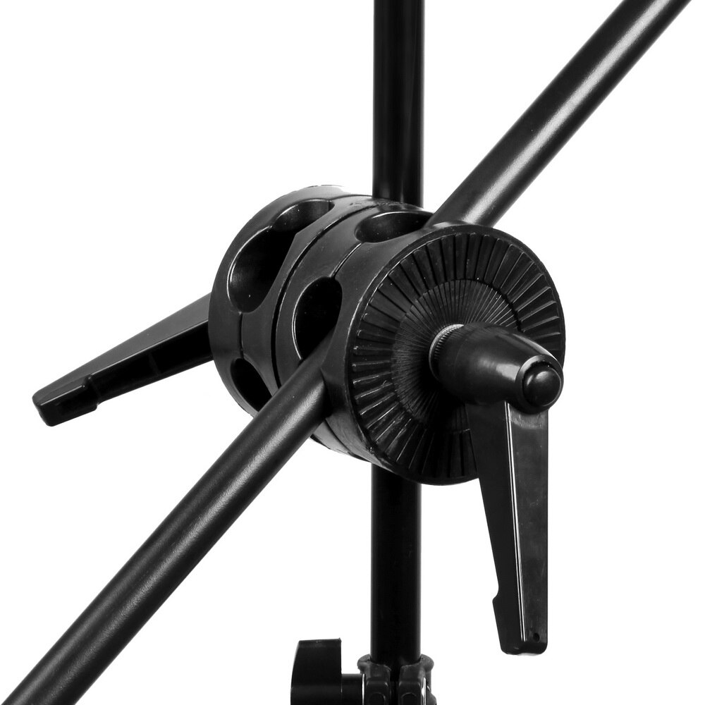 Dual Grip Head Clamp for Universal Heavy Duty Swivel Dual Head Grip Holder Bracket for Photo Studio Boom Reflector Arm Support