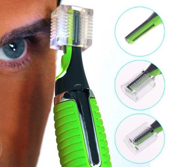 Personal cuidado facial, nariz oído ceja patillas unisex de pelo/afeitadora de afeitar con luz LED para la mujer y los hombres
