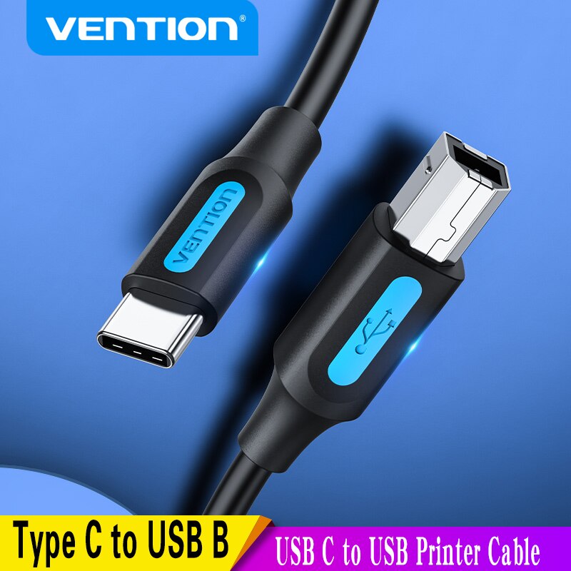Tions USB C zu USB Drucker Kabel für MacBook Profi Scanner Fax maschine HP Kanon Dell Samsung Drucker Typ C 2,0 druck Kabel 2m