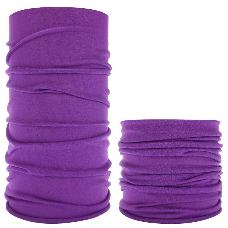 Vertvie dames heren buitensport bandana sjaal hoofddeksel effen kleur gezichtsmasker paardrijden fietsen hoofddoek buis polsband: Kleur 15