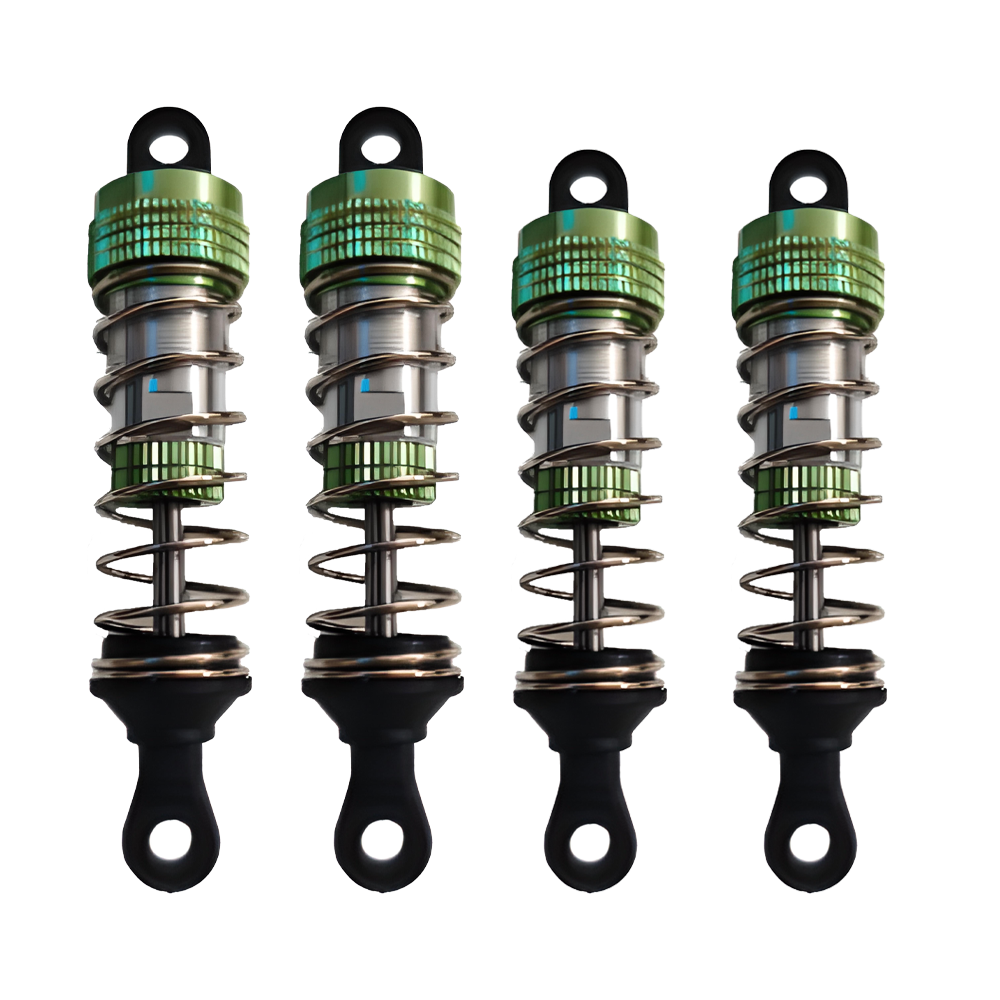 Wltoys 144001 144002 144010 124007 124008 124016 124018 124019 Amortiguador de aceite de Metal, accesorios de piezas de actualización de coche RC: Morado