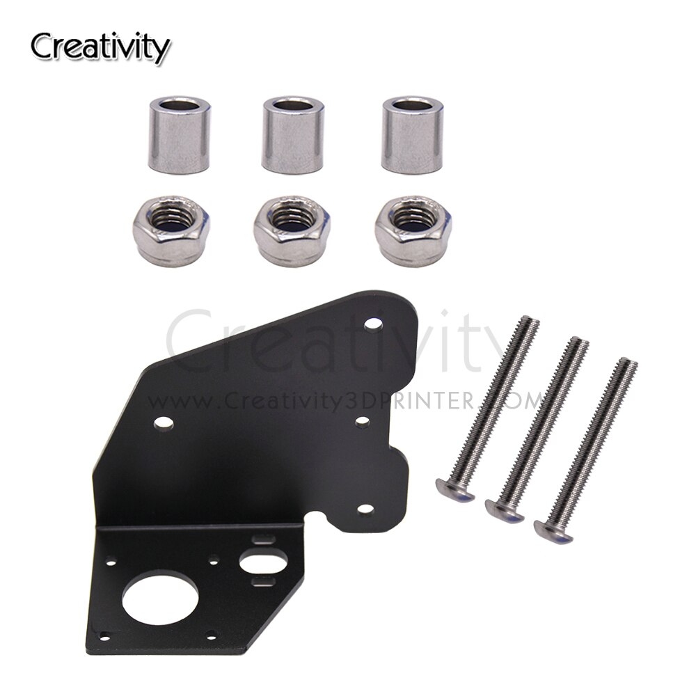 Dual Extruder Dual Z Axis Upgrade Plaat Kit Aluminium Dual Extrusie Mount Voor Creality CR10 CR10S Ender-3 3D Printer Onderdelen