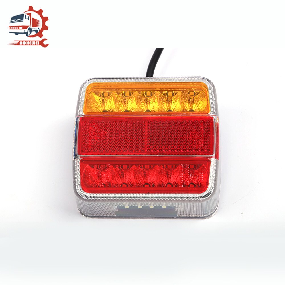 AOHEWEI Trailer Lamps LED Tail Lights Rear-Indicator Waterproof for Boat Truck Caravan Lorry Van Brake Position Turn Signal 12V