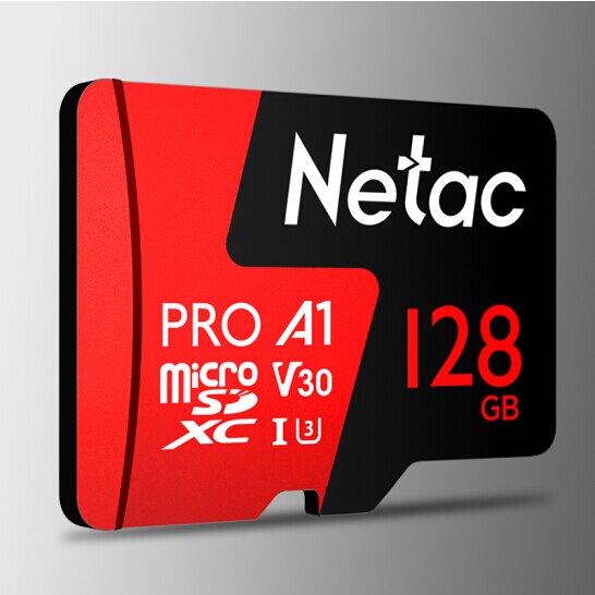 Netac mini ubs micro sd hc cartão tf leitor kits 64 gb 128 gb serie 10 cartão sd de alta velocidade para a memória para o tradutor da língua do cometa: Netac 128GB