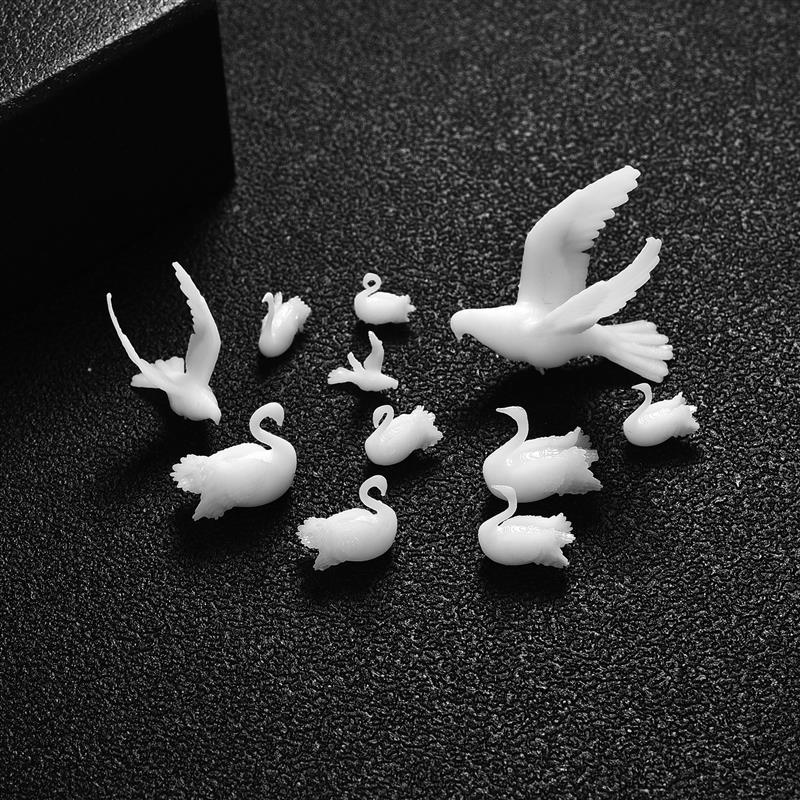 1 Pack 3D Mini Deer Jellyfish Epoxy Resin Filling Material Mushroom Ocean Ornaments Resin Crafts Making Handmade Decoration