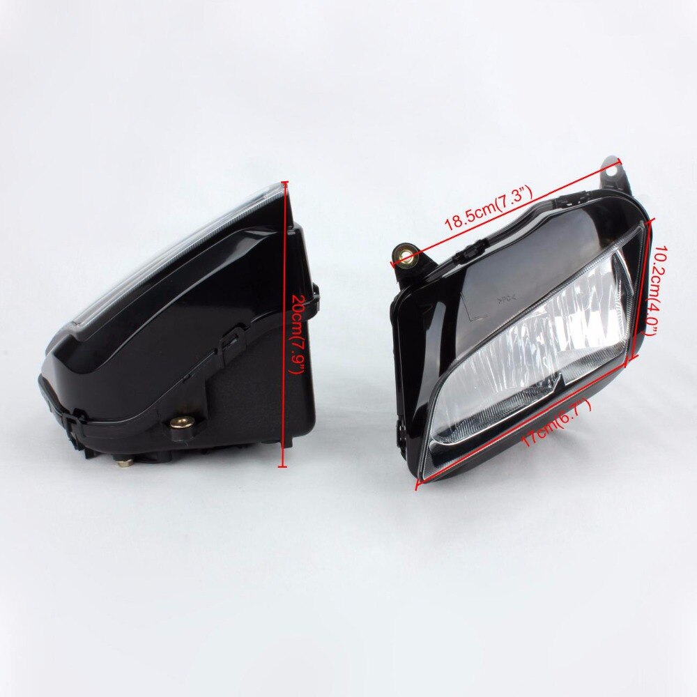 Motorcycle Front Light Headlight Head Lamp Headlamp Assembly Kit For Honda CBR 600 RR CBR600RR 2007