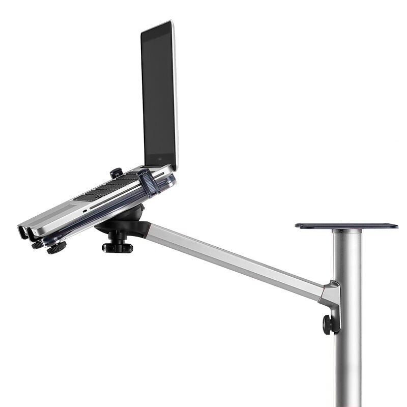 360 Degree Rotation UP-7 Height Adjustable Laptop Floor Stand With Mouse Tray Aluminum Alloy Ergonomics Laptop Desk Holder