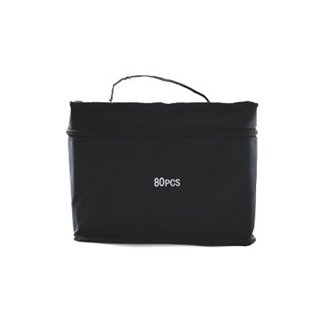 Hoge Capaciteit Canvas Draw Mark Etui Opbergtas 24/30/36/40/48/60/80 pcs Marker Opbergtas Schoolbenodigdheden