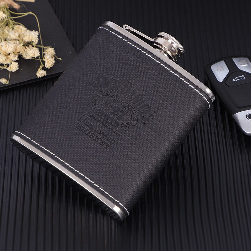7oz 8oz Portable Stainless Steel Hip Flask Russian Wine Mug Wisky Bottle Drinkware Alcohol Bottle #
