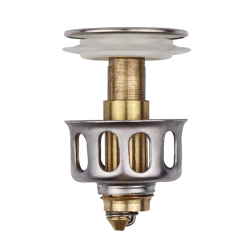 1/2Pcs Universele Wastafel Bounce Afvoer Filter 2 In 1 Douche Floor Gootsteen Vanity Stopper Badkuip badkamer Accessoires