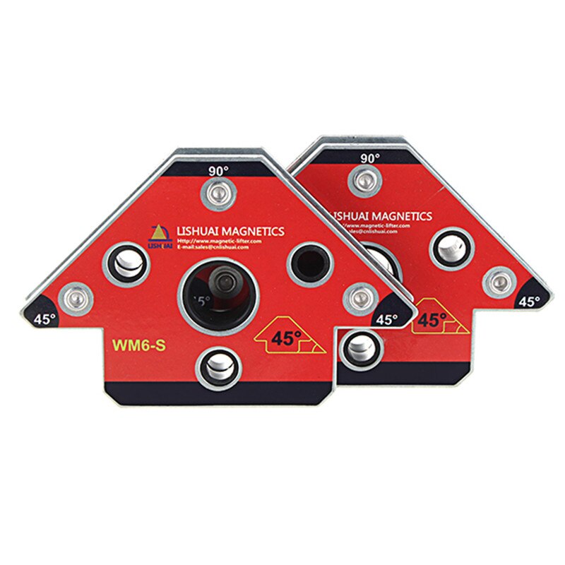 2 stuks/set pijl  wm6- s elektrische magnetische lashouder neodymium magneet lasklem klein formaat gereedschap