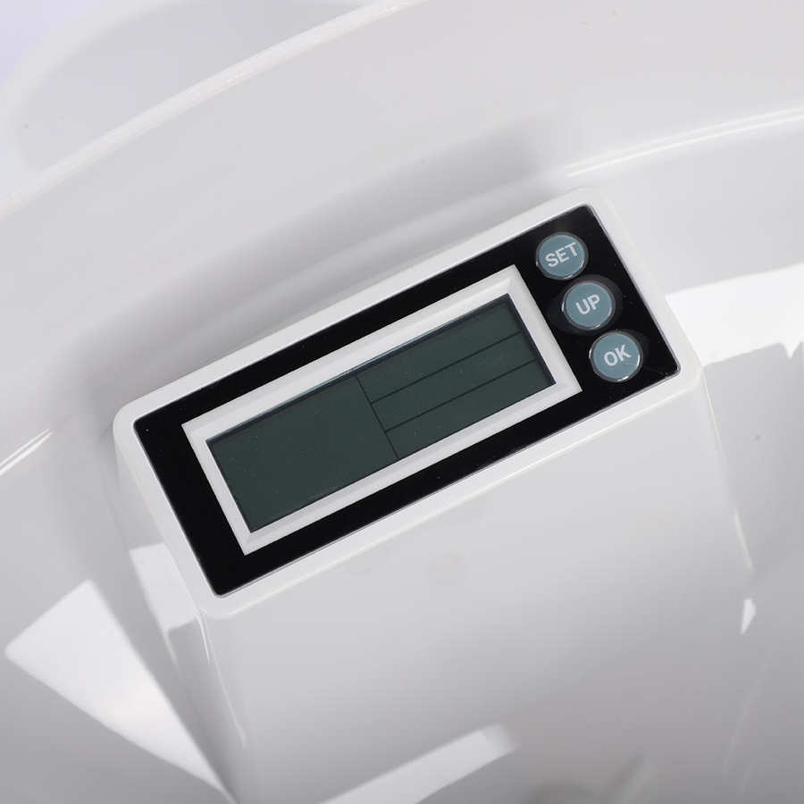 Automatisk foderautomat til kat og hund intelligent timing fjernbetjening fodringsautomat til hundefoder med lcd-skærm