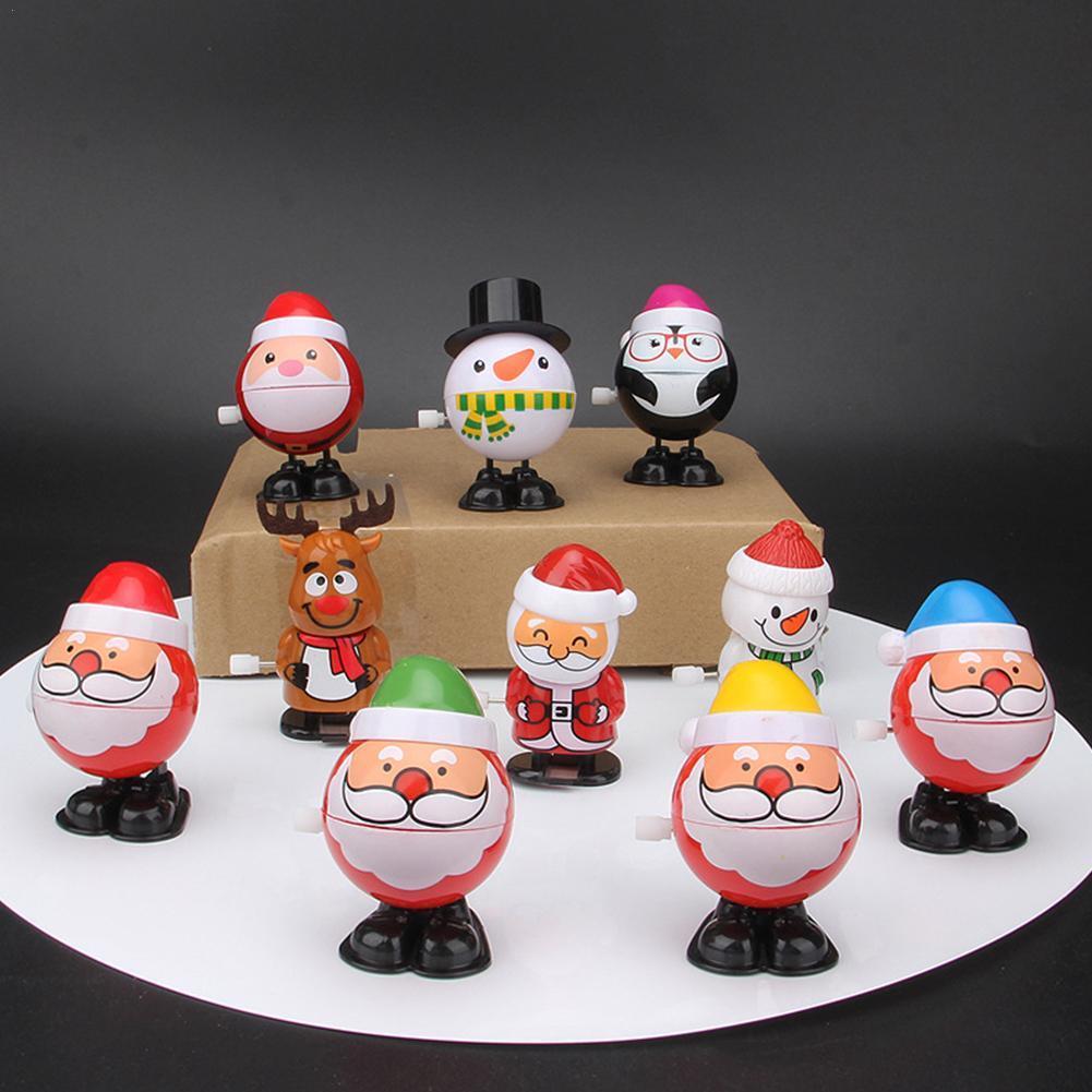 Jouet de saut mécanique de noël pour enfants, Mini de noël Vintage, bonhomme de neige à remonter, drôle