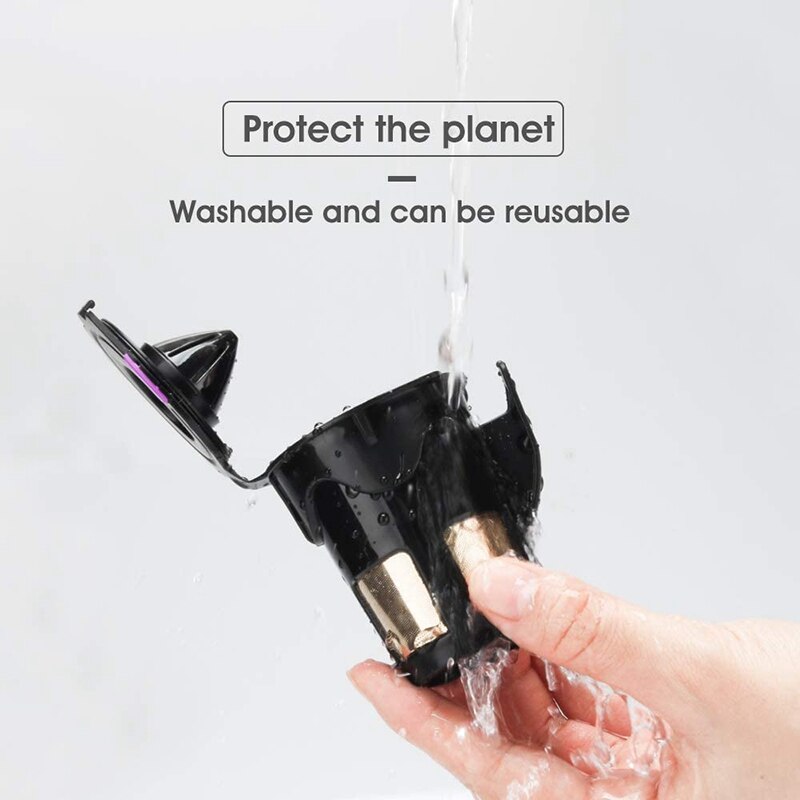 Single Reusable Coffee Filter Coffee Capsules K Carafe Pods for Keurig 2.0 Coffee Brewer