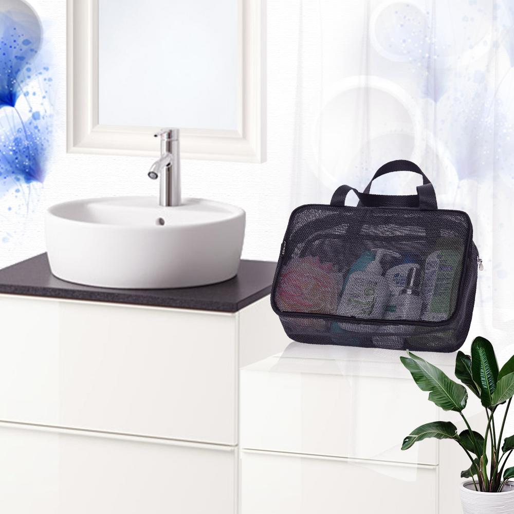 Bolso de mano portátil resistente al agua, bolsa de aseo de malla para ducha, gimnasio, natación, Camping, Rafting, cosméticos, bolsa de almacenamiento, neceser de viaje