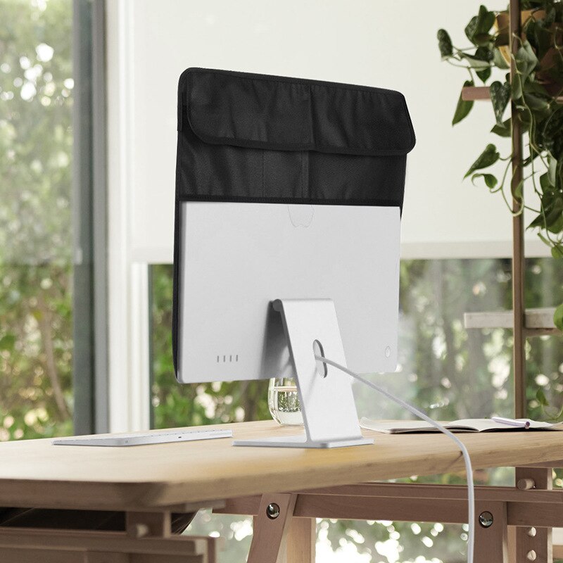 Housse en cuir PU pour écran IMAC 24 pouces, protection contre la poussière pour clavier et souris magiques d&#39;ordinateur