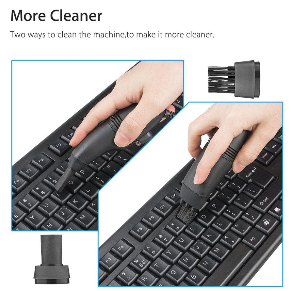 Aspirateur De Bureau Forme Chat - Nettoyage Poussière Clavier/Perce - Alimentation 2xAA - Violet