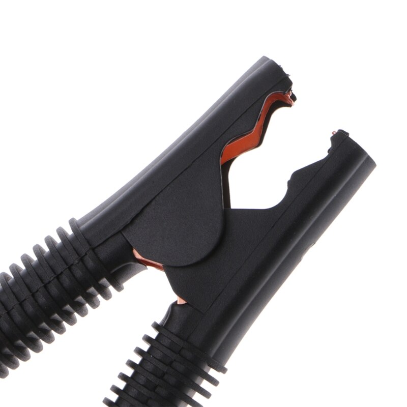 2 Pcs Vehicle Battery Charger Crocodile Alligator Booster Testing Clip Clamp