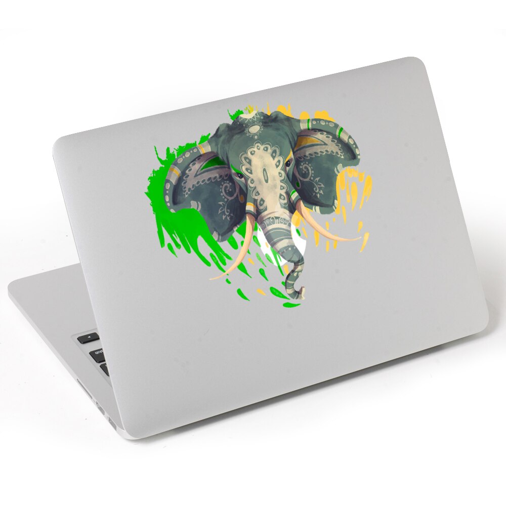 Graffiti elephant head Vinyl Decal Laptop Sticker for macbook Pro Air 13 inch Cartoon laptop Skin shell for mac book