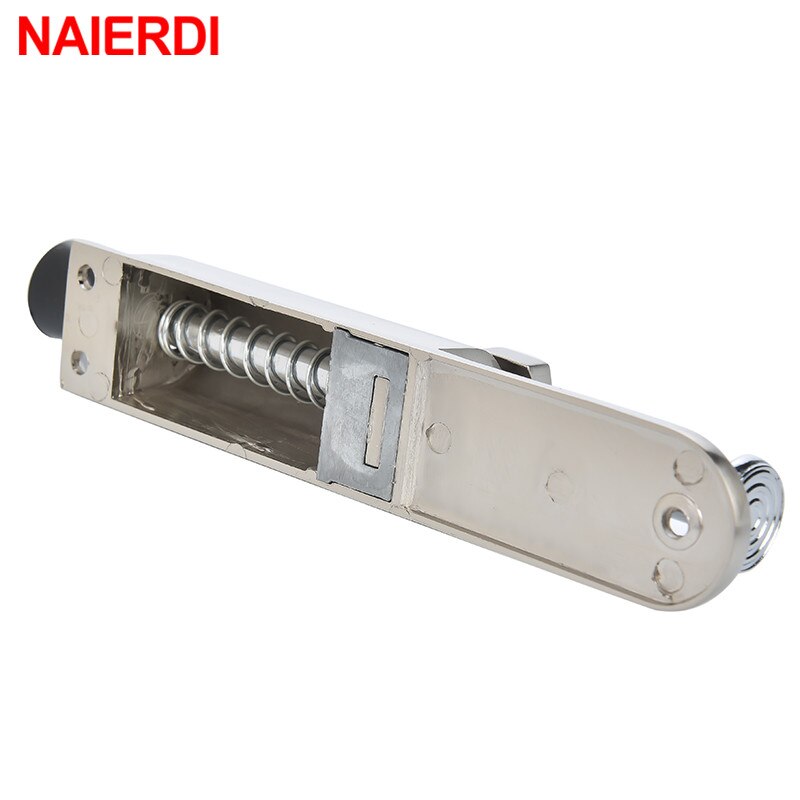 NAIERDI Zinc Alloy Adjustable Door Stopper Foot-operated Lever Door Stops Bronze Door Holder Hardware Door Buffer Fittings