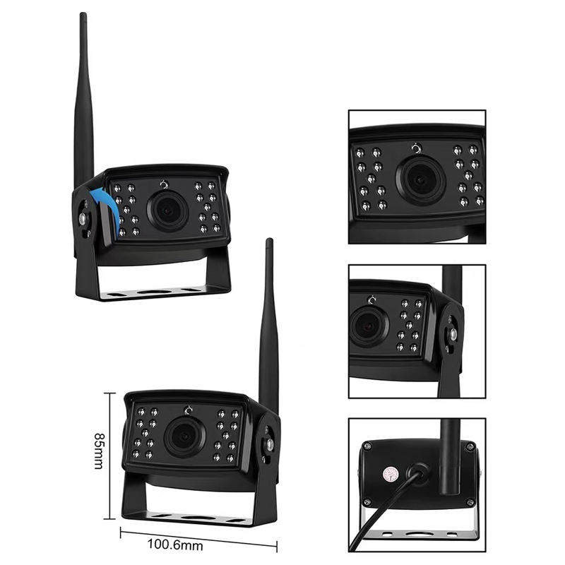 Truck Vehicle Car Front View Camera