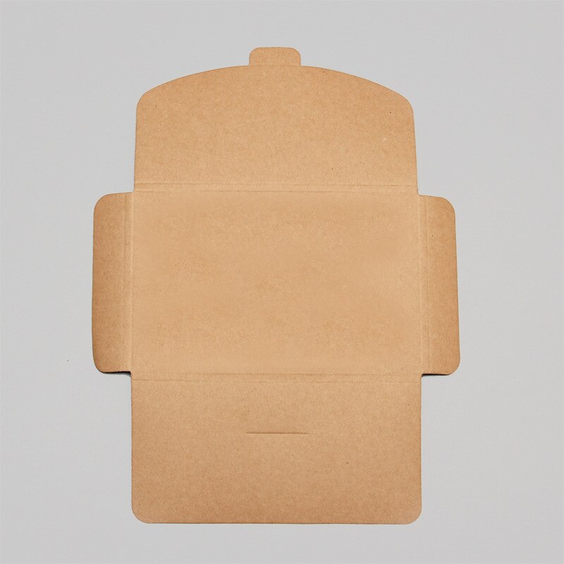 10Pcs/Pack Kraft Black Paper Envelope Message Card Letter Stationary Storage Paper: Kraft Paper Cover