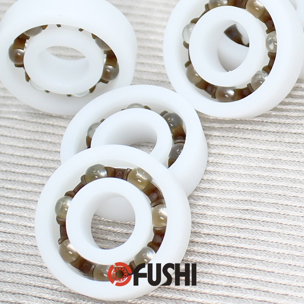 6208 Plastic Bearing - POM - SS316 Stainless Steel Balls - Food Grade - 40x80x18mm main image 1