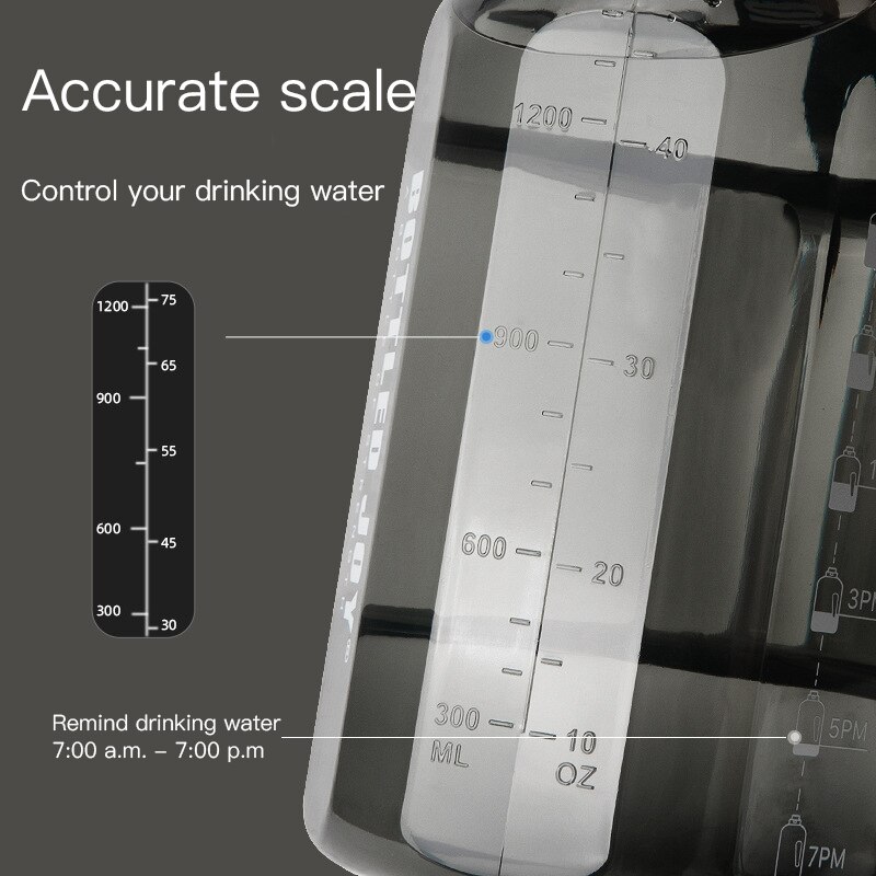 Bottled Joy Large Capacity 3.78L 2.5L Sports Water Bottles With Straw Lid Hiking Plastic Ton Barrel Pipette Cup Juice Milk Cups