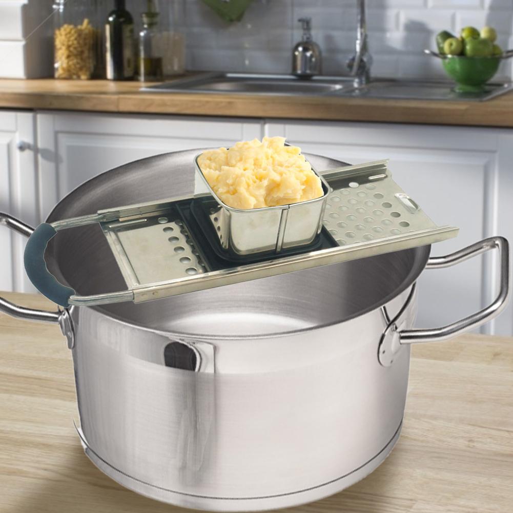 Stainless steel dough pusher dumpling machine hand push potato slicer labor-saving cut into uniform cucumber slicer