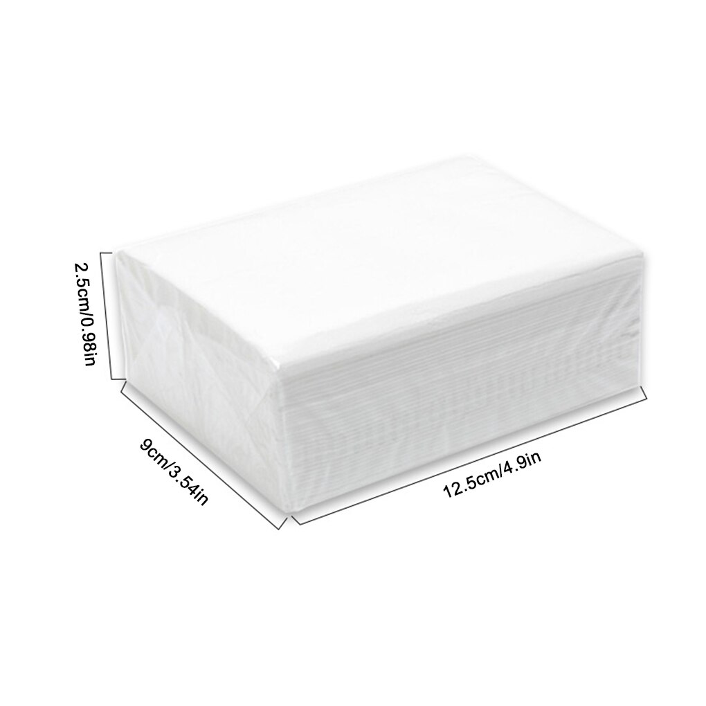 Draagbare Hand Gezicht Doekje Schoonmaken Papieren Handdoek Badkamer Toiletpapier Tissue Lakens Houtpulp Servet