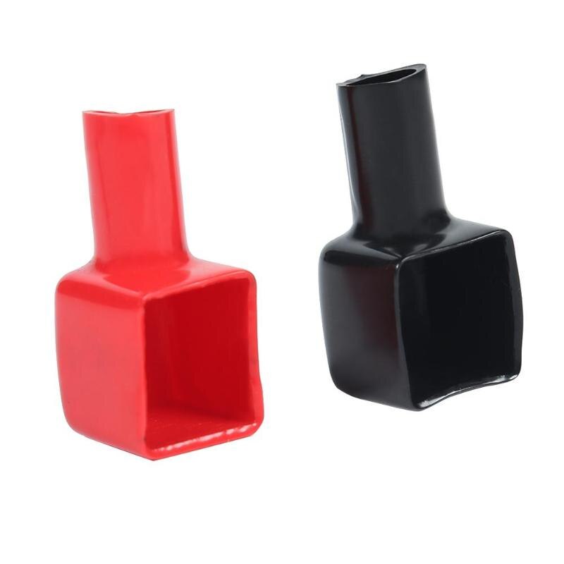 1 Pair Car Battery Terminal Covers Insulation Caps Positive+Negative Universal Provide Closure and Safety Valve Function