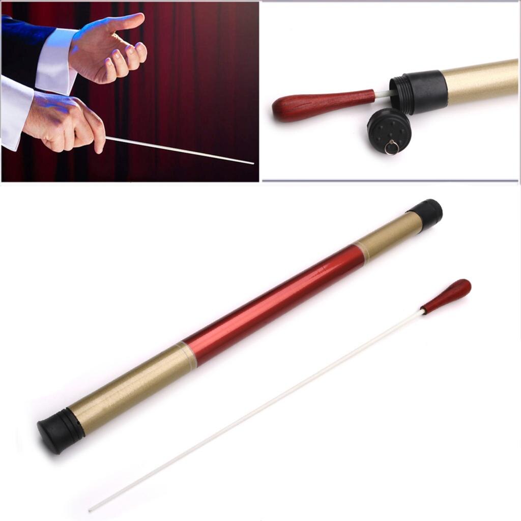 Music Stick 390mm Length Choir Direction Staff With Wood Handle