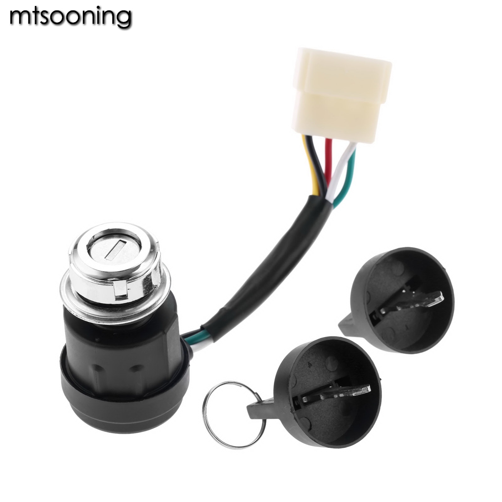 mtsooning 5 Wires Ignition Key Switch 3 Positions On Off Start Univerial For Chinese Portable Diesel Generator Engine