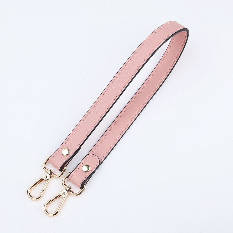 Bamader alças para bolsa de pulso alça de mão underarm mulher saco curto bolsa alça de luxo diy saco acessórios para bolsa: Pink