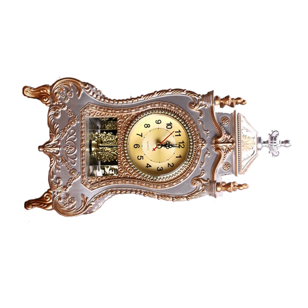 1Pc European Style Desk Clock Fashionable Decorative Table Clock Without Battery Archaistic Clock Decor Musical Time Be