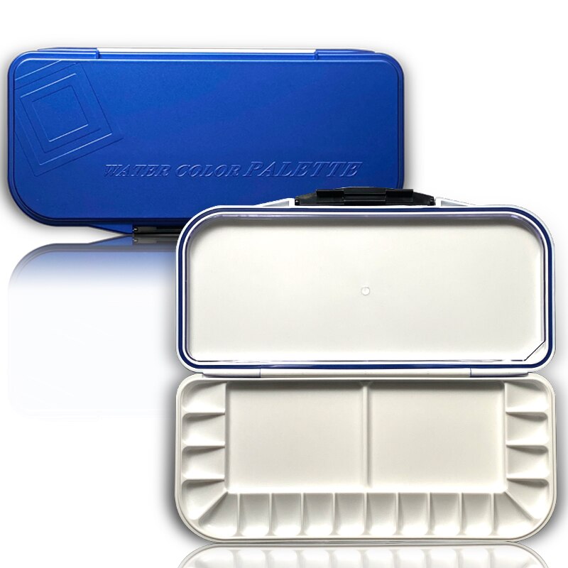 Originele Korea Mijello Aquarel Kleur Palet Met Kogelvrij Glas Palet 18 Rooster Coral Kleur Lege Plastic Box