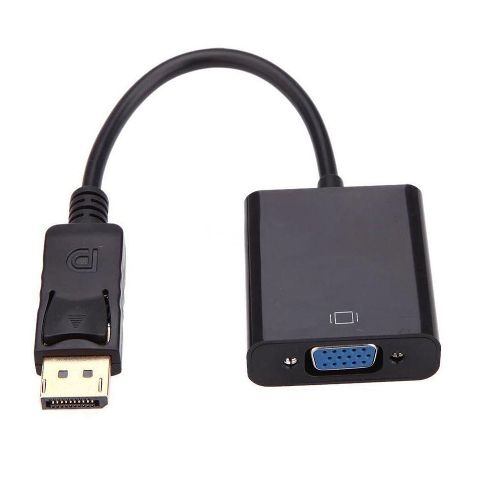 Display Port Accessories Displayport Converter Adapter Cable Monitor Portable Video HDTV DP To VGA Laptop PC Computer HD