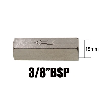 Pneumatisches messing-rückschlagventil mit vollem durchgang, einwegventil ohne rückschlag für luftkompressoren: Blau