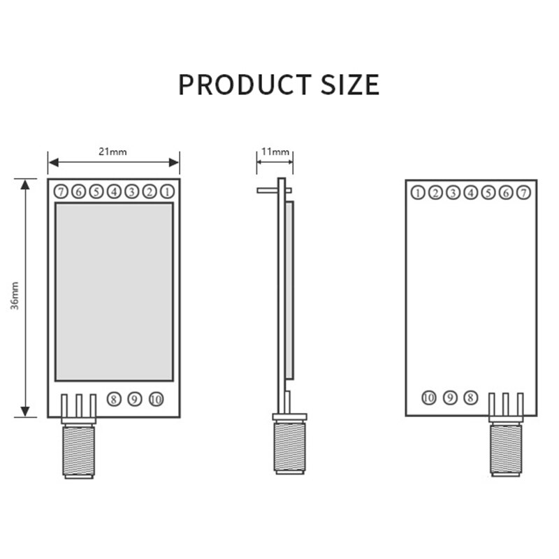 EBYTE LoRa SX1278 433 MHz Wireless RF Module Iot Transceiver E32-433T20DT UART Long Range 43Hz RF Transmitter Receiver