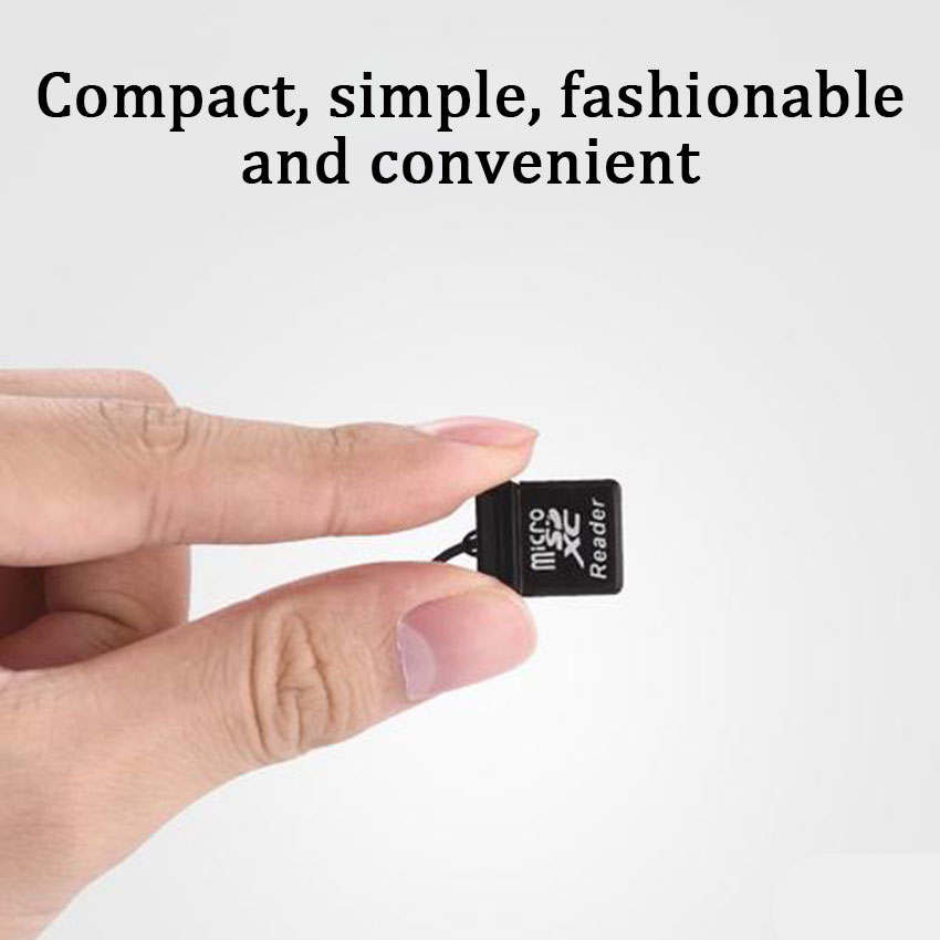 Mini Card Reader Super Speed USB 2.0 Mini SD/SDXC TF Card Reader Adapter Card Reader For Computer