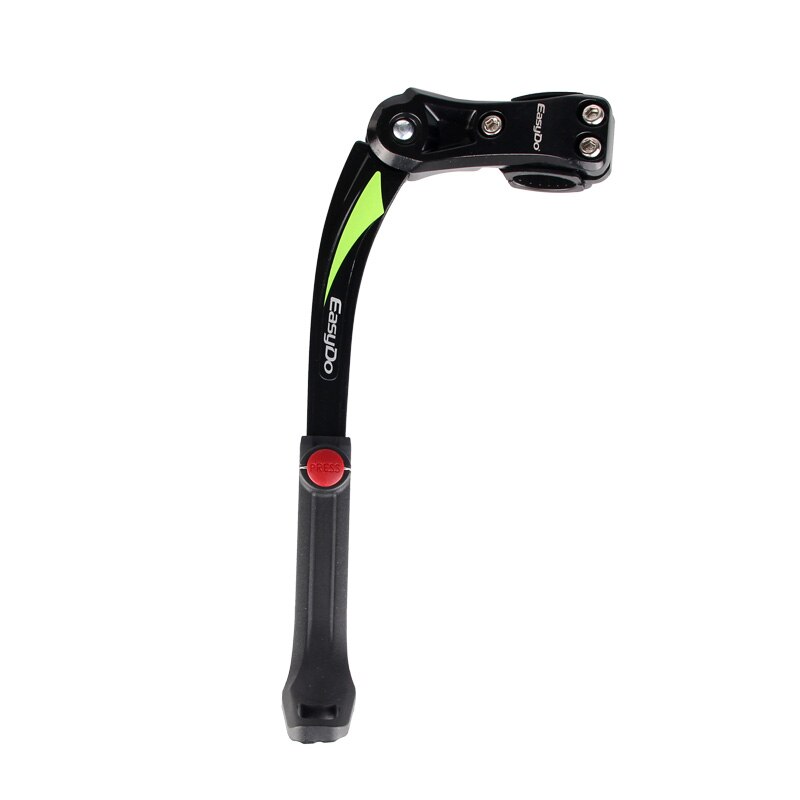 Bicycle Kickstand Adjustable Bike Stand MTB Bike Work Stand Bicycle Foot Stand Aluminum Alloy Bike Support Side Kick Stand: Green