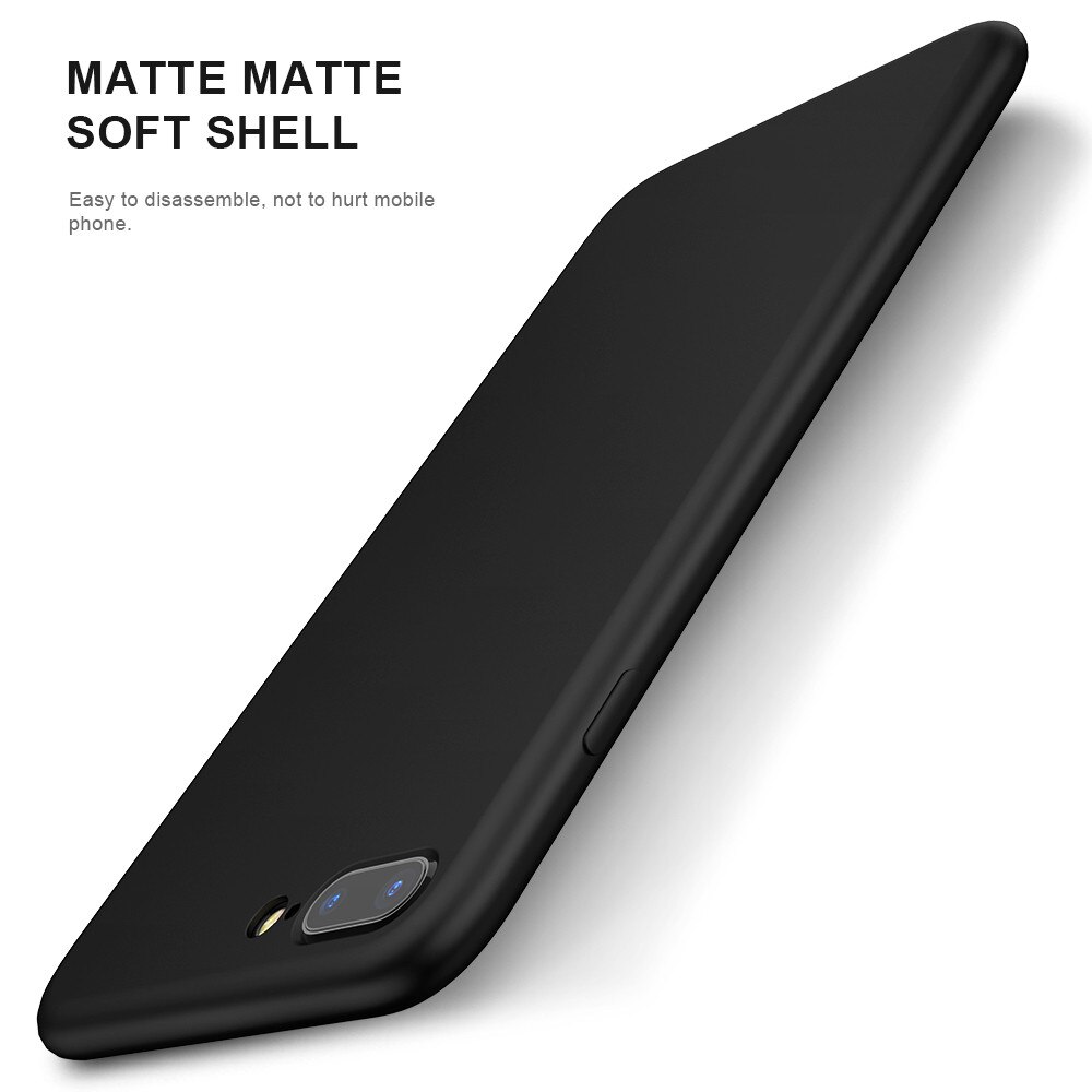 Anti-shock fleksibel mat metallisk oliemaling gummi ensfarvet tpu beskyttende telefon bagcover til iphone 7 8 plus  x 8+