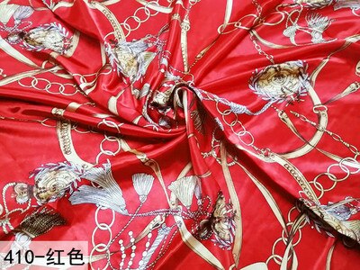 150cm satintyg klassiskt kedjetryck tyg hemservice sjal påslakan smycken tyg sjalar scarf gör-det-själv-tyg: 8