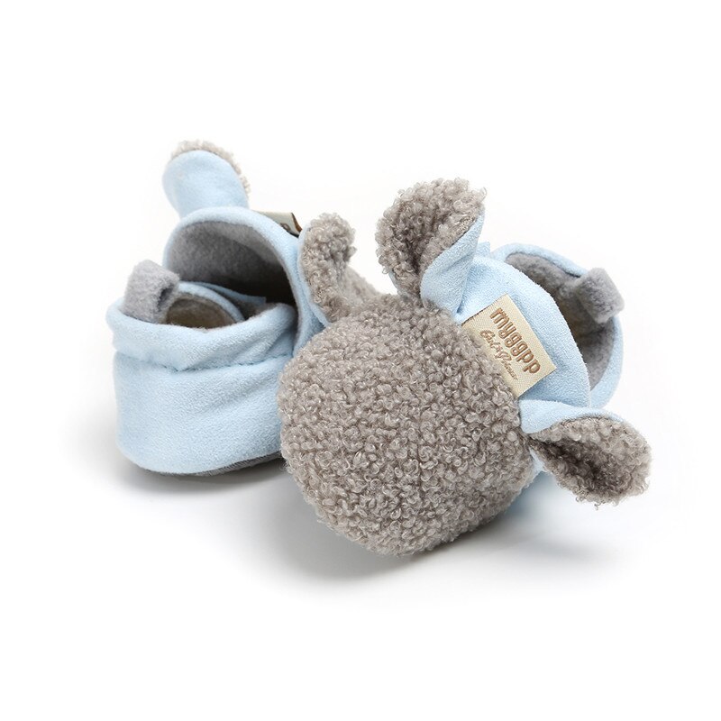 0-24 måneder unisex babysko saueører baby jente snøstøvler sko baby vinter varm myk såle plysj prewalker baby guttesko