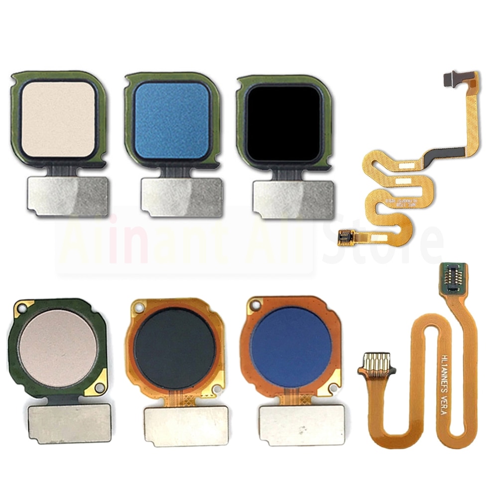 Original Zurück Heimat-Geschmack Fingerabdruck Sensor biegen Kabel Für Huawei P 10 20 30 P10 P20 P30 Lite berühren Ich würde Fingerabdruck biegen Kabel