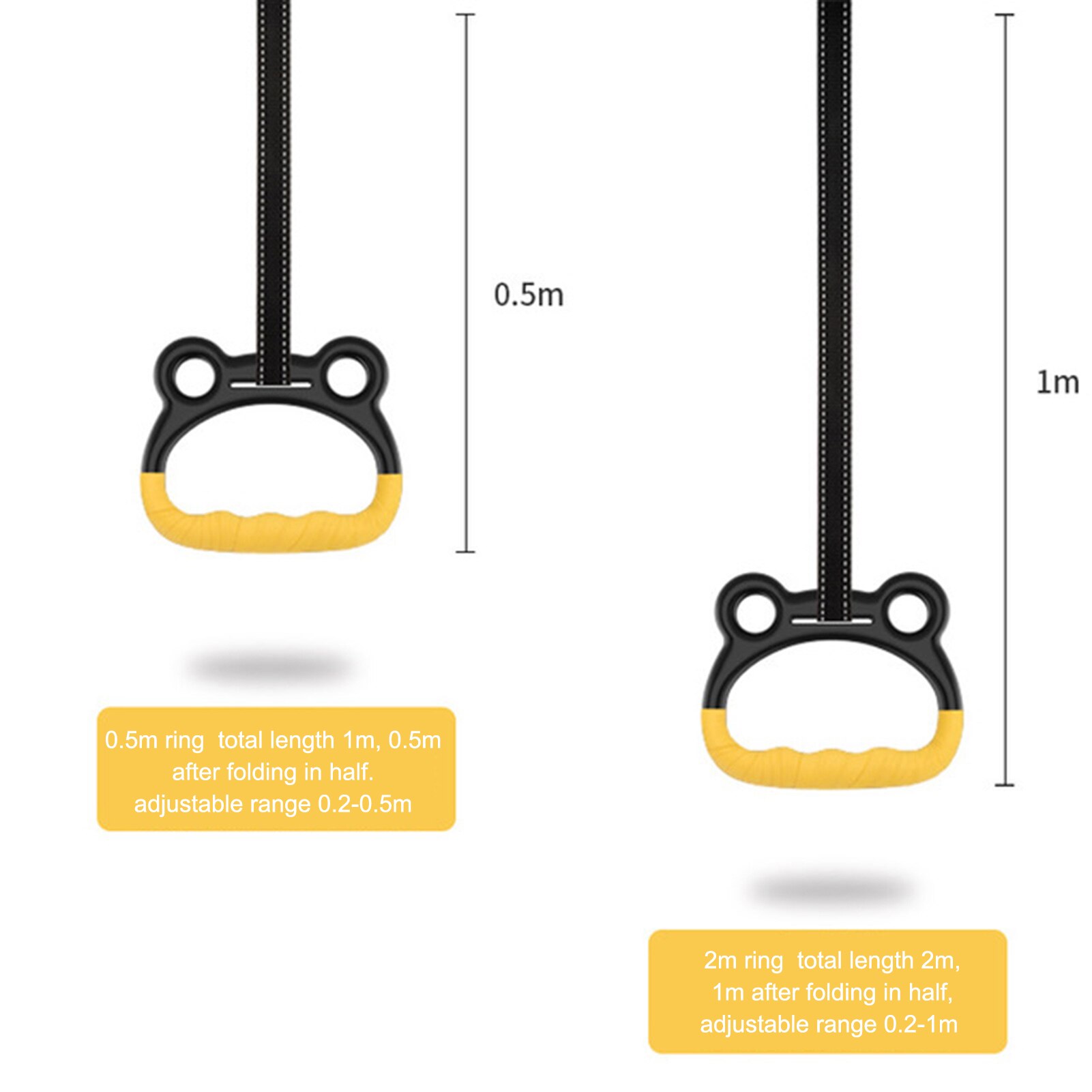 1 Paar Home Fitness Ring Voor Volwassenen Kids Gymnastiek Ringen Pull Up Ringen Voor Fitness Krachttraining Oefening Fitness Apparatuur