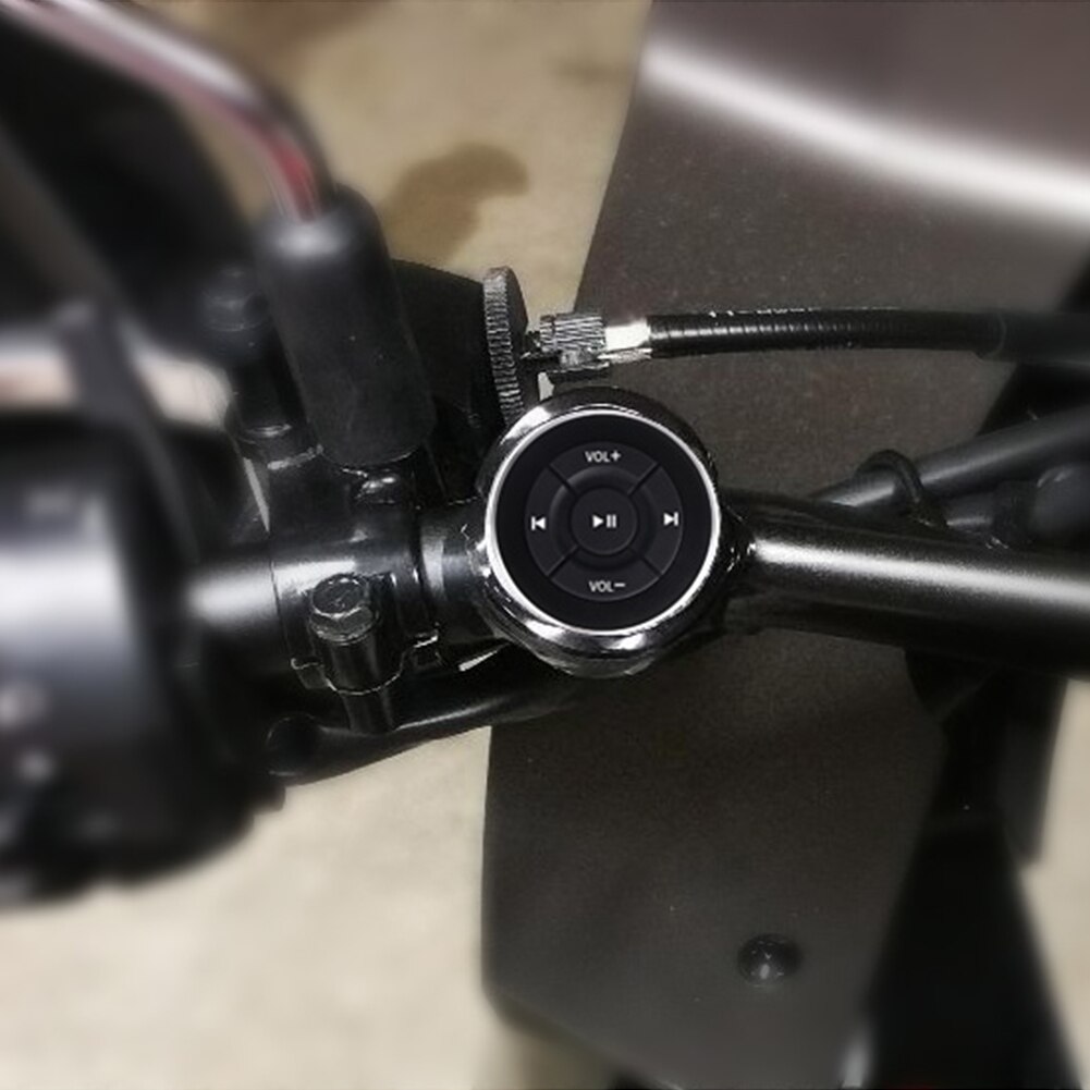 Wireless Remote Control Bluetooth Car Steering Wheel Handle Mount Safe Driving Easy Operate Auto Sensitive Mini Media Button