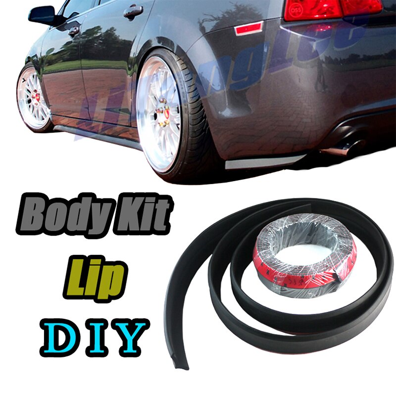 Car Bumper Lip Front Spoiler Skirt Deflector For SEAT Ibiza 1984 Tune Car Modified Body Kit VIP Hella Flush Lips