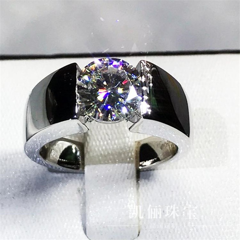 Choucong Solitaire Degli Amanti Promise Ring 925 Sterling Silver AAAAA cz di Fidanzamento Wedding Band Anelli Per Le Donne Degli Uomini Dei Monili Del Partito